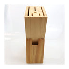 Organizador de Facas de Bambu com Design Compacto e Versátil Organizador de Facas de Bambu Superfacilita 