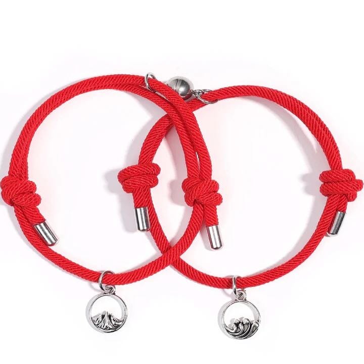 Pulseira Laços Infinitos Pulseira Laços Infinitos Superfacilita Vermelho 