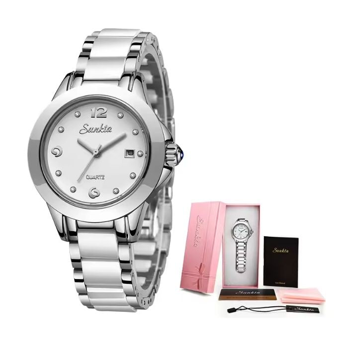 Relógio Feminino Premium Fem - Rel - G1 - Relógio Feminino Premium Superfacilita Prata 
