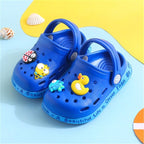 Sandália Infantil CroKids™️ | Animados Sandália Infantil CroKids Superfacilita Azul Escuro 02 N° 20 (Pé 13cm) 