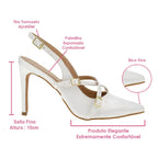 Scarpin Slingback Verniz Bico Fino Scarpin Slingback Verniz Bico Fino Superfacilita 