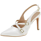 Scarpin Slingback Verniz Bico Fino Scarpin Slingback Verniz Bico Fino Superfacilita 