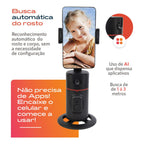 Tripé Pro Rotação 360° com Reconhecimento Facial e Gestual Tripé Pro Rotação 360° com Reconhecimento Facial e Gestual Superfacilita 