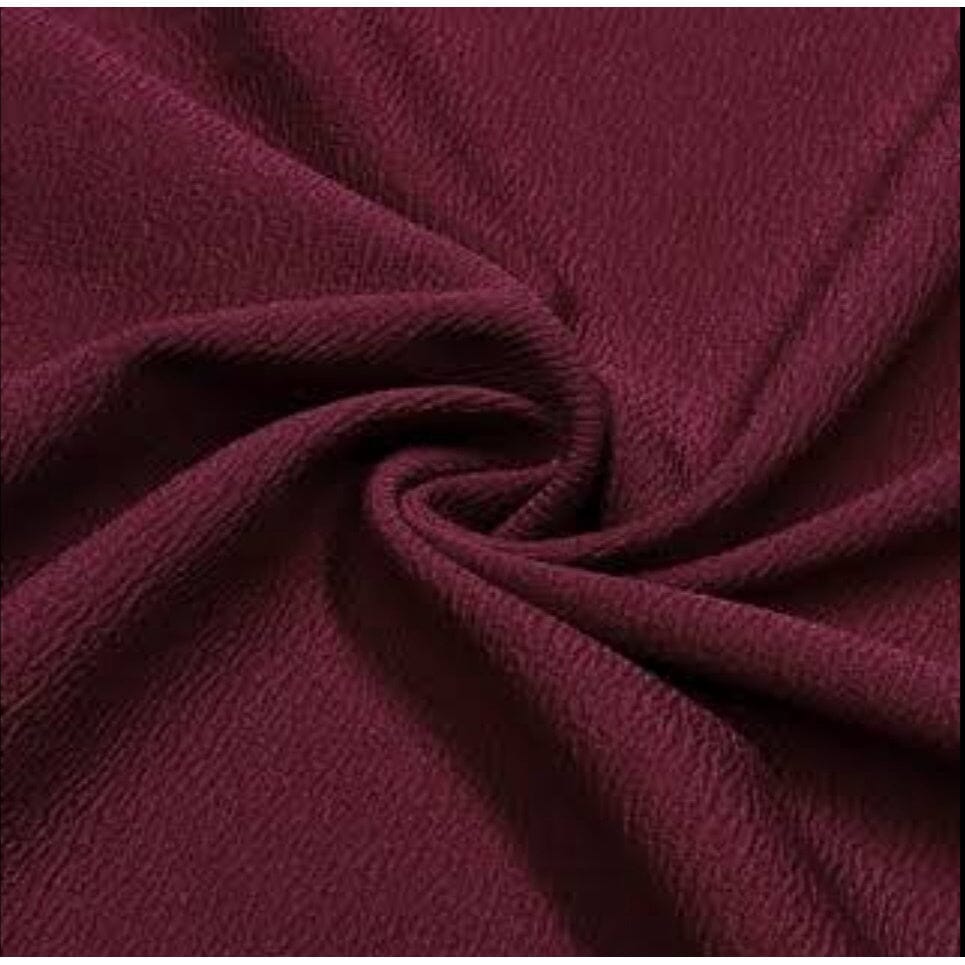 Vestido Longo Festa com Manga Bufante e Tecido Crepe SH - Vestido Longo Festa com Manga Bufante e Tecido Crepe Superfacilita Vinho P 