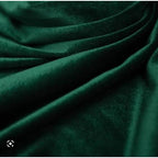 Vestido Sereia Veludo com Cristais e Fenda Vestido Sereia Veludo com Cristais e Fenda Superfacilita Verde musgo P 