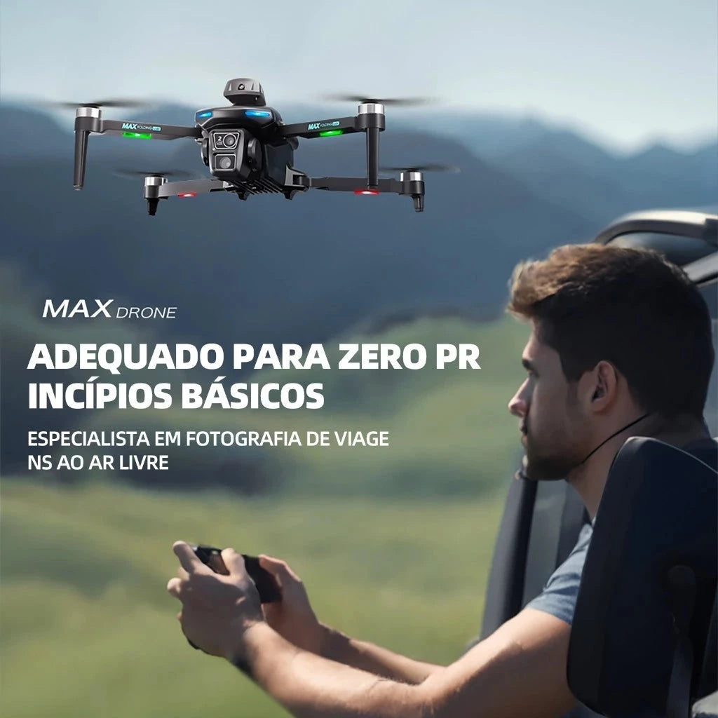 XT606/GN-506 Drone 8K Dual Camera Brushless Motor RC Quadcopter Profissional Helicóptero Dobrável C Superfacilita 