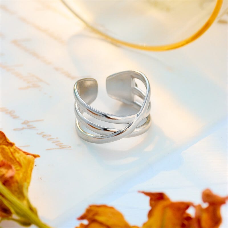 Anel Feminino Anne GRUPO 6 - Anel Feminino Anne Superfacilita Prateado 