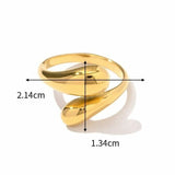 Anel Regulável Folheado a Ouro 18k