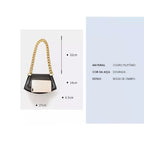 Bolsa de Ombro com Textura Croco e Corrente Bolsa de Ombro com Textura Croco e Corrente Em Revisão 