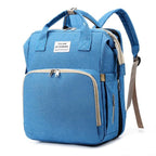 Bolsa Maternidade para Bebês com Berço Portátil - Baby Dream Bolsa Mater.com Berço Portátil Superfacilita Azul 