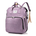 Bolsa Maternidade para Bebês com Berço Portátil - Baby Dream Bolsa Mater.com Berço Portátil Superfacilita Roxo 