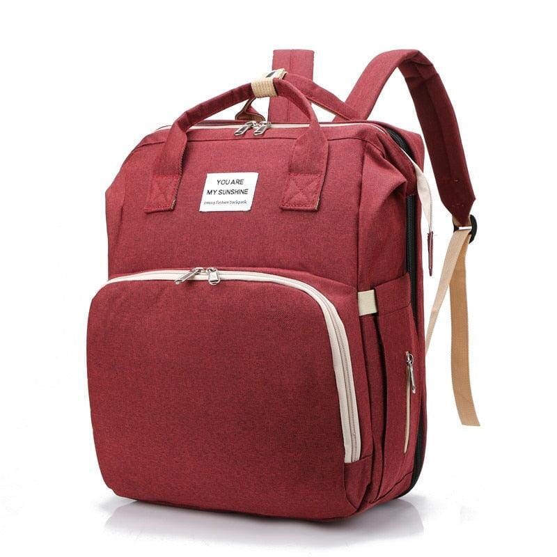 Bolsa Maternidade para Bebês com Berço Portátil - Baby Dream Bolsa Mater.com Berço Portátil Superfacilita Vermelho 