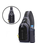 Bolsa Transversal Masculina/Feminina bolsa T. ciclismo Superfacilita Preta 