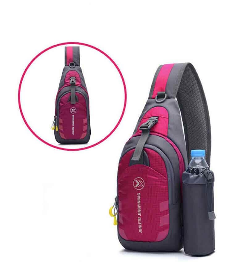 Bolsa Transversal Masculina/Feminina bolsa T. ciclismo Superfacilita Rosa 