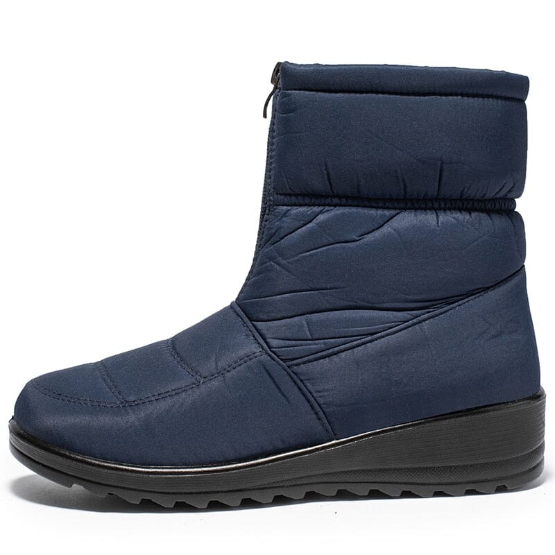 Bota Feminina de Inverno Impermeável bota.inverno Superfacilita Azul Marinho 33 