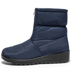 Bota Feminina de Inverno Impermeável bota.inverno Superfacilita Azul Marinho 33 