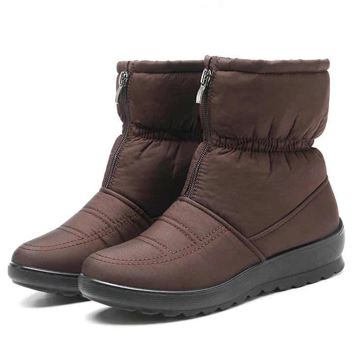Bota Feminina de Inverno Impermeável bota.inverno Superfacilita Marrom 33 