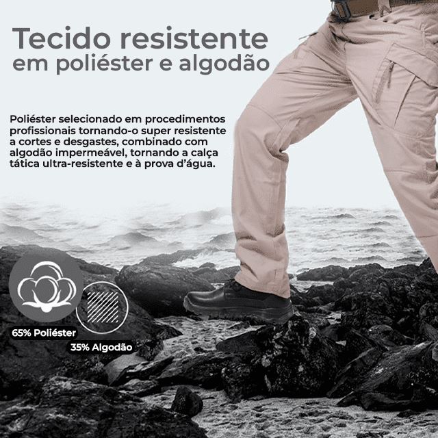 Calça Tática Militar Ultra Resistente Impermeável - Sheppard Calças Superfacilita 