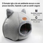 Cama Para Gatos Iglu De Luxo Cama Gato Iglu Superfacilita 