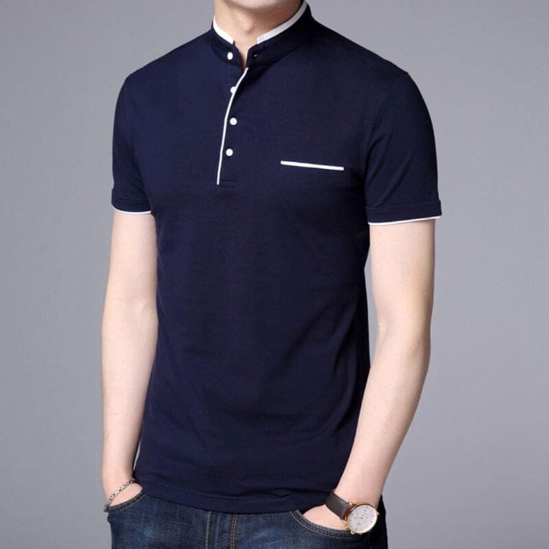 Camisa Polo Masculina Elegancy Camisa Polo Masculina Elegancy Superfacilita P Azul 