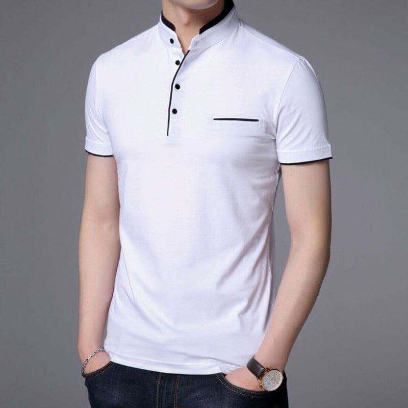 Camisa Polo Masculina Elegancy Camisa Polo Masculina Elegancy Superfacilita P Branco 