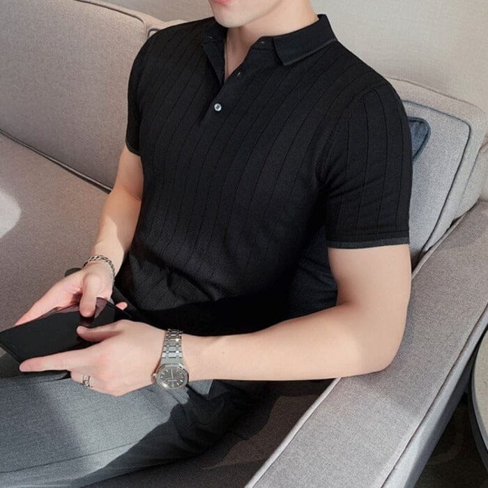 Camisa Polo Masculina Personality Camisa Polo Masculina Personality Superfacilita P Preto 