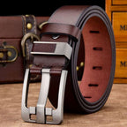 Cinto Masculino de Couro Confortável Cinto Masculino de Couro Confortável | GA Superfacilita 100cm Marrom 