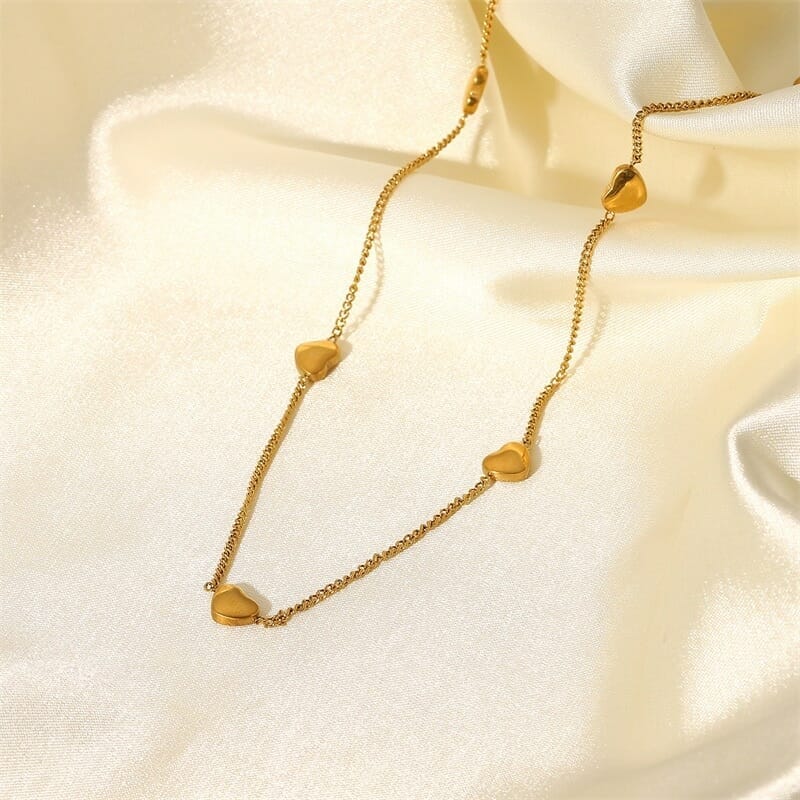 Colar com Corações Colar com Corações Superfacilita 