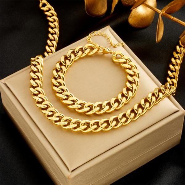 Colar e Pulseira Luxe GRUPO 1 - Colar e Pulseira Luxe Superfacilita Kit 