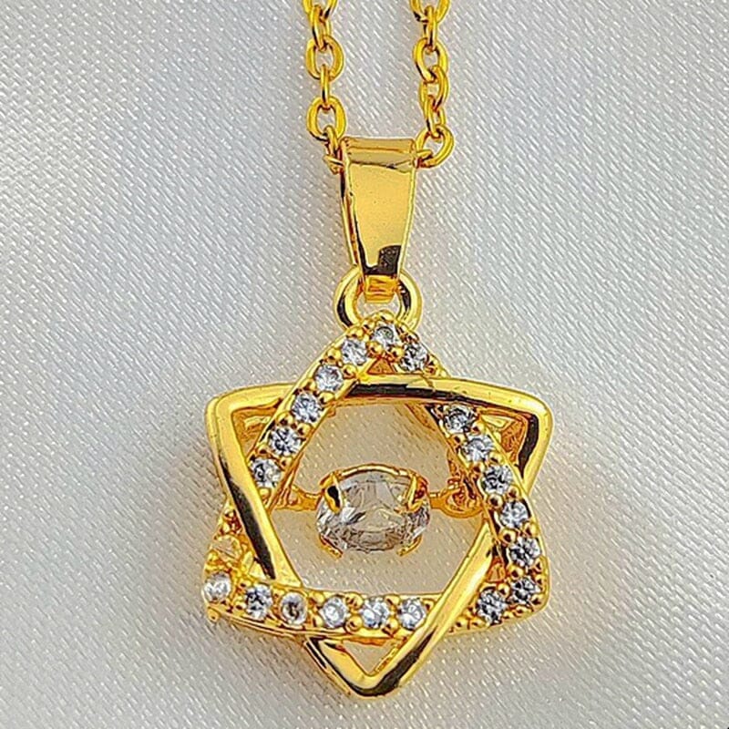 Colar Feminino Com Pingente Colar Feminino Com Pingente Superfaciltia Estrela 