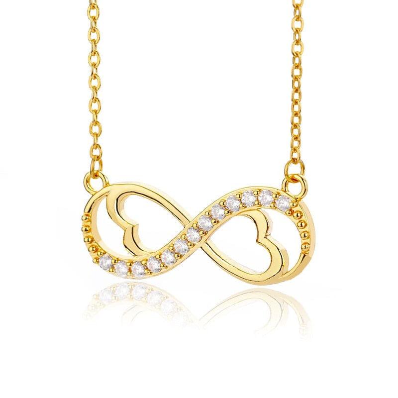 Colar Infinito Feminino - Charme Romântico Colar Infinito Feminino - Charme Romântico Superfacilita Gold 45cm 