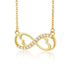 Colar Infinito Feminino - Charme Romântico Colar Infinito Feminino - Charme Romântico Superfacilita Gold 45cm 