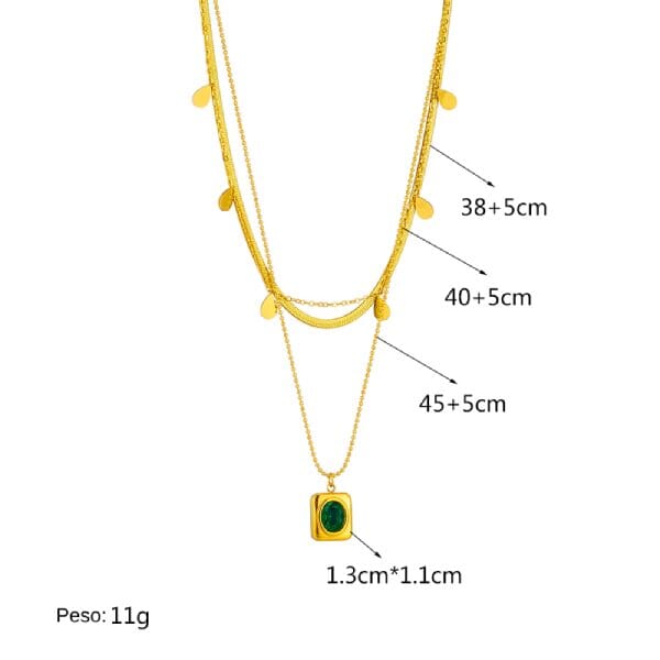 Conjunto Brinco Colar Lane GRUPO 1 - Conjunto Brinco Colar Lane Superfacilita 