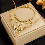 Conjunto Colar Pulseira Dual GRUPO 1 - Conjunto Colar Pulseira Dual Superfacilita Kit 