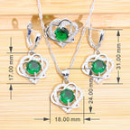 Conjunto de Joias em Formato de Coração - Prata 925 Conjunto de Joias em Formato de Coração - Prata 925 Suiperfacilita 