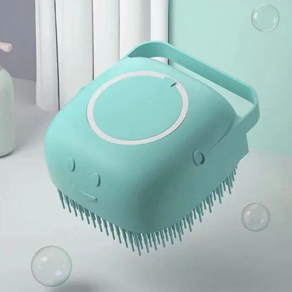 Escova de Banho Massageadora Pet Escova Banho Massageadora Pet Superfacilita 