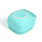 Escova de Banho Massageadora Pet Escova Banho Massageadora Pet Superfacilita Azul 