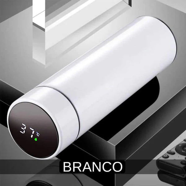 Garrafa Térmica Mônaco Quente Frio 500ml G-03 - Garrafa Térmica Mônaco Quente Frio 500ml Superfacilita Branco 