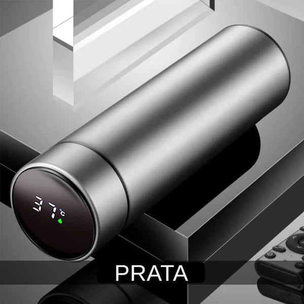 Garrafa Térmica Mônaco Quente Frio 500ml G-03 - Garrafa Térmica Mônaco Quente Frio 500ml Superfacilita Prata 