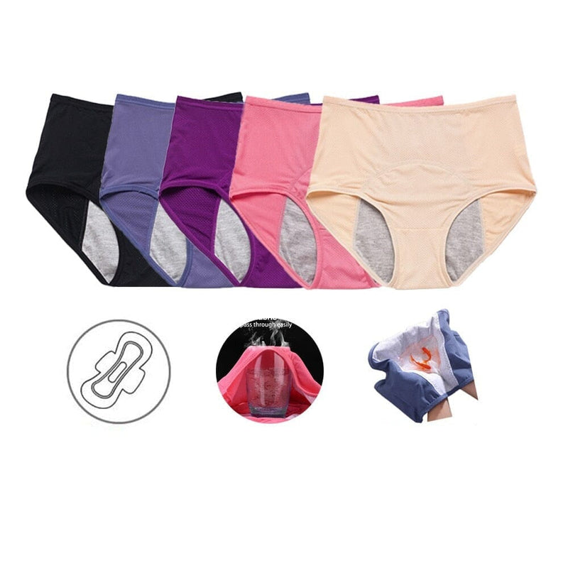 Kit Calcinha Absorvente - Dry Comfy - COMPRE 3 LEVE 5 Calcinha abs 5UN Superfacilita 