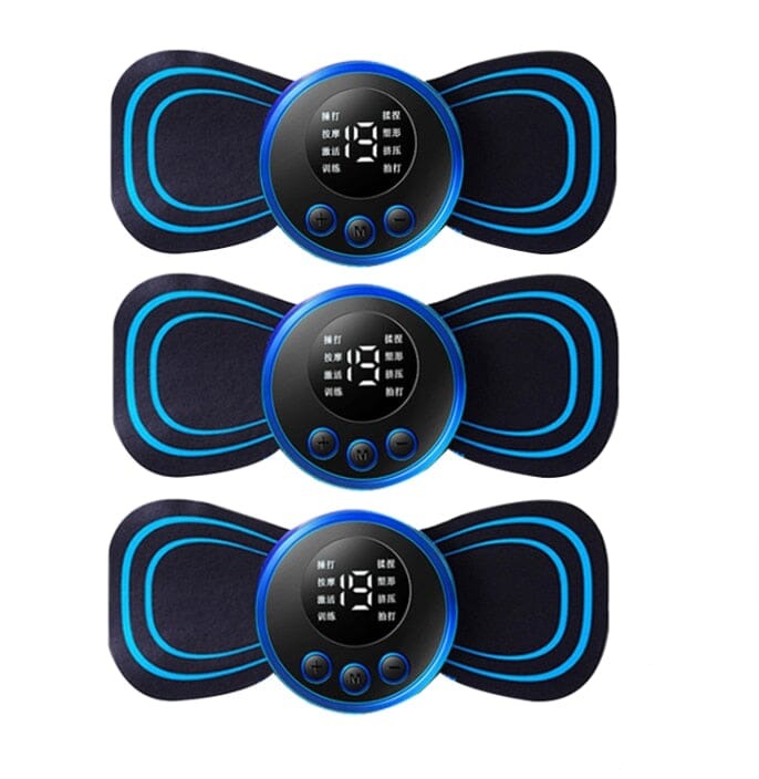 Massageador Elétrico PulsePro™ massageador portátil 1-3 Superfacilita 3 PC Com Controle Remoto 