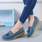 Mocasim Feminino Female Mocassim Fem. 01 Superfacilita Azul 33 