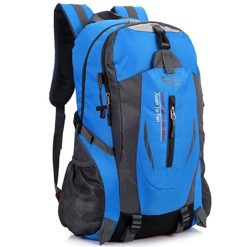 Mochila de Viagem Nylon Masculina Mochila Masculina Gr Superfacilita Azul 