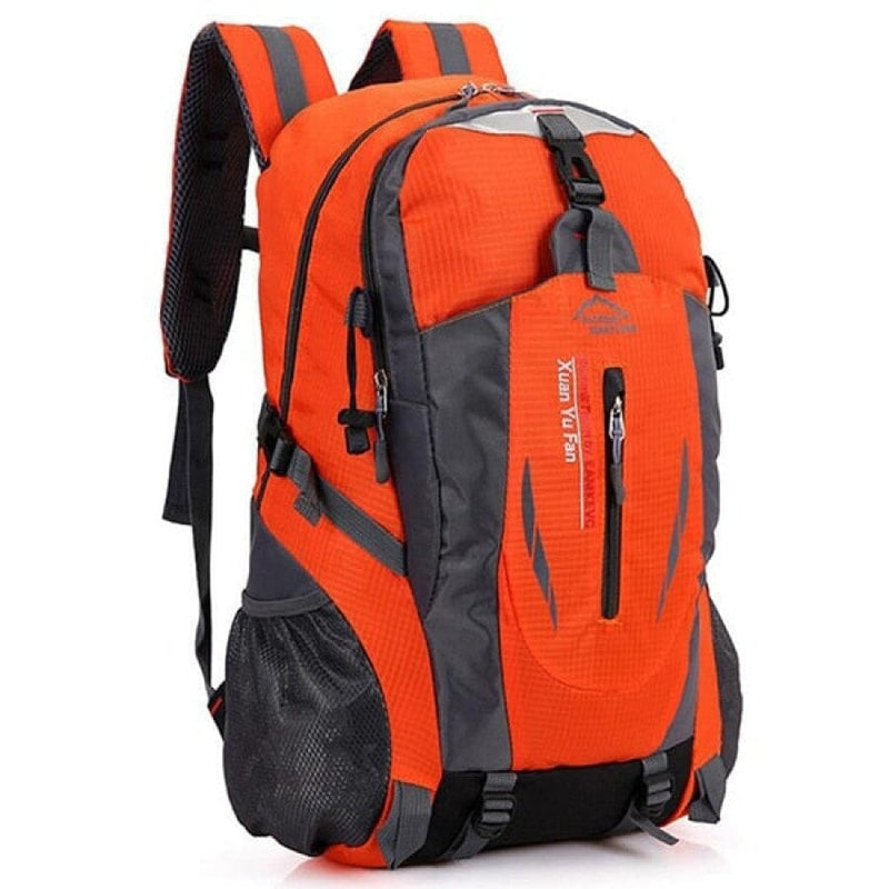 Mochila de Viagem Nylon Masculina Mochila Masculina Gr Superfacilita Laranja 