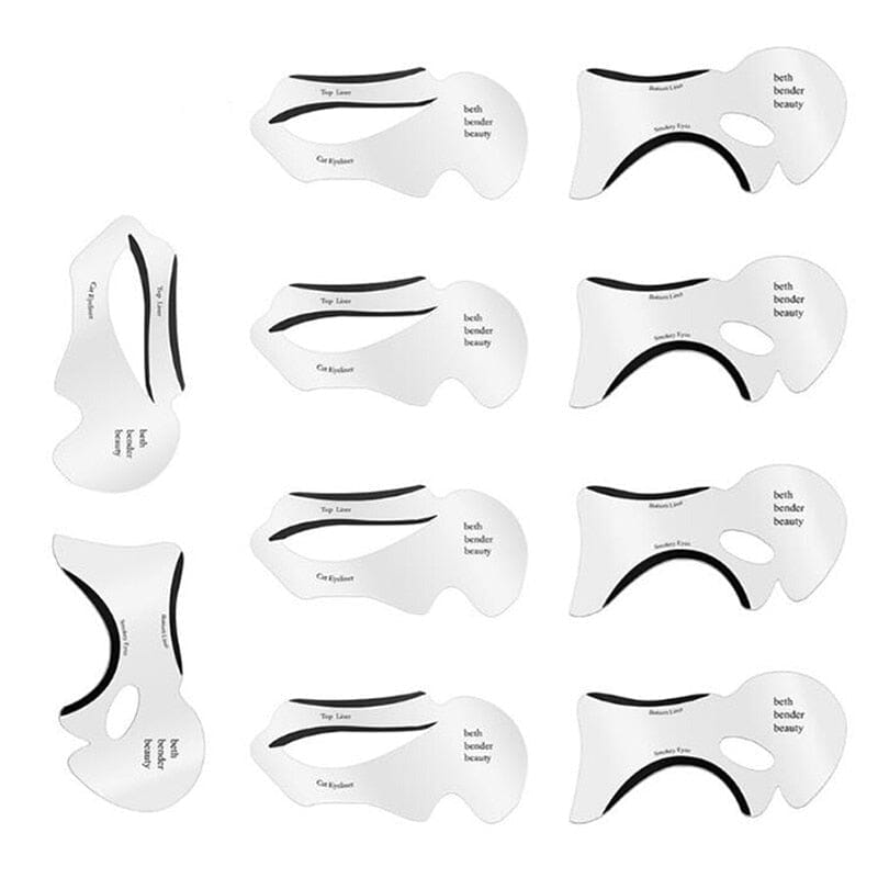 Molde Rápido Delineador de Olhos e Sombra Lanbena Molde olhos 01 Superfacilita 