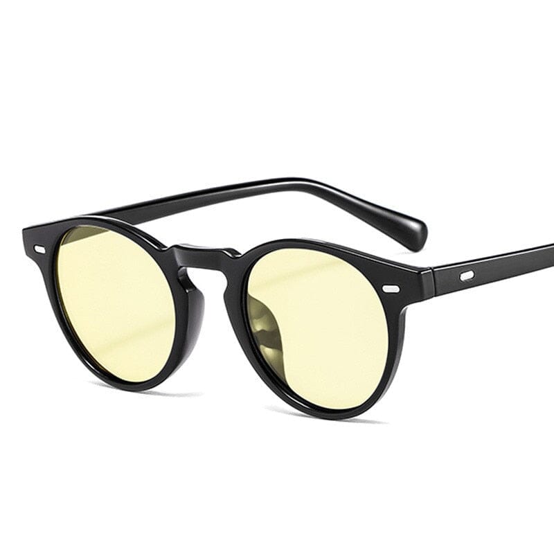 Óculos Vintage Sun Unissex- UV400 Óculos de Sol Unis. 01 Superfacilita Amarelo 