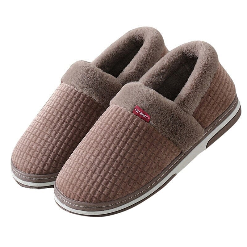 Pantufa Anatômica Unissex | CozyStep G-02 - Pantufa Anatômica Unissex | CozyStep Super Facilita Marrom 35 