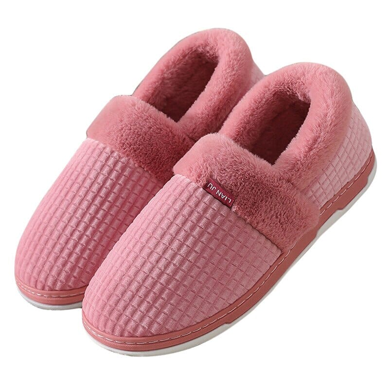 Pantufa Anatômica Unissex | CozyStep G-02 - Pantufa Anatômica Unissex | CozyStep Super Facilita Rosa Escuro 35 