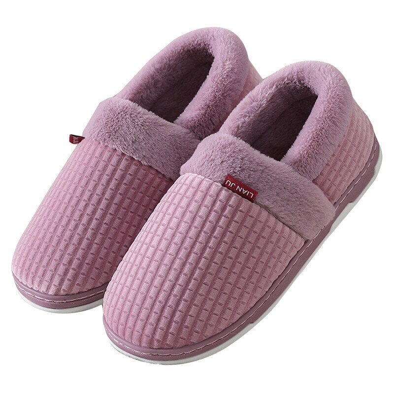 Pantufa Anatômica Unissex | CozyStep G-02 - Pantufa Anatômica Unissex | CozyStep Super Facilita Roxo 35 