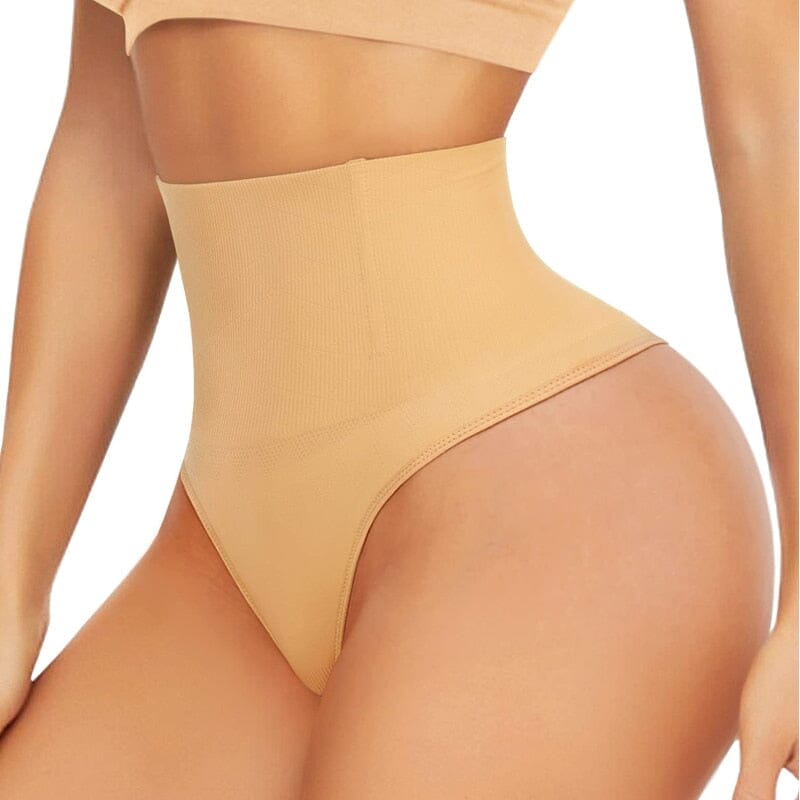 Peachy Shaper™ - Calcinha Modeladora de Cintura Alta Calcinha Modeladora de Cintura Alta Superfacilita Bege PP 